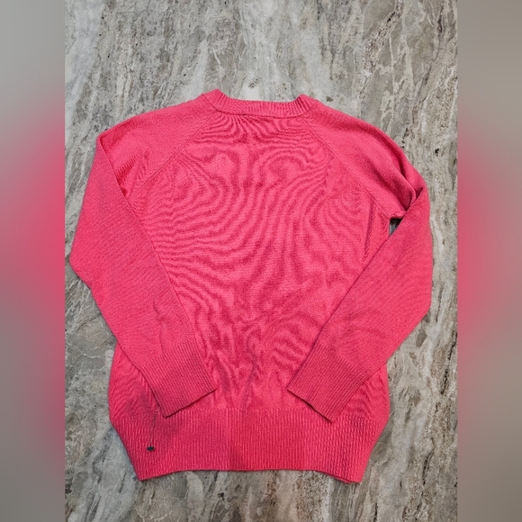 French Connection Pink Ribbed Pullover Sweater Women’s Size Large - Picture 7 of 7